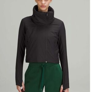 LULULEMON SLEEK CITY JACKET SIZE 12 BLACK PRIMALOFT INSULATED